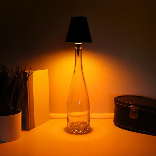 13" White Rechargeable Selectable Brightness Settings Bug Light Patio Table Lamp 6