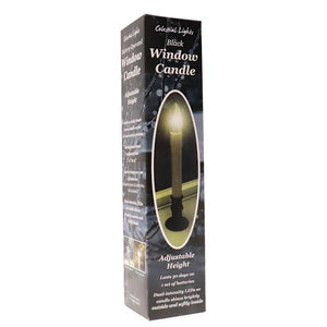 Vanilla/Black LED Taper Candle with Adjustable Base 3
