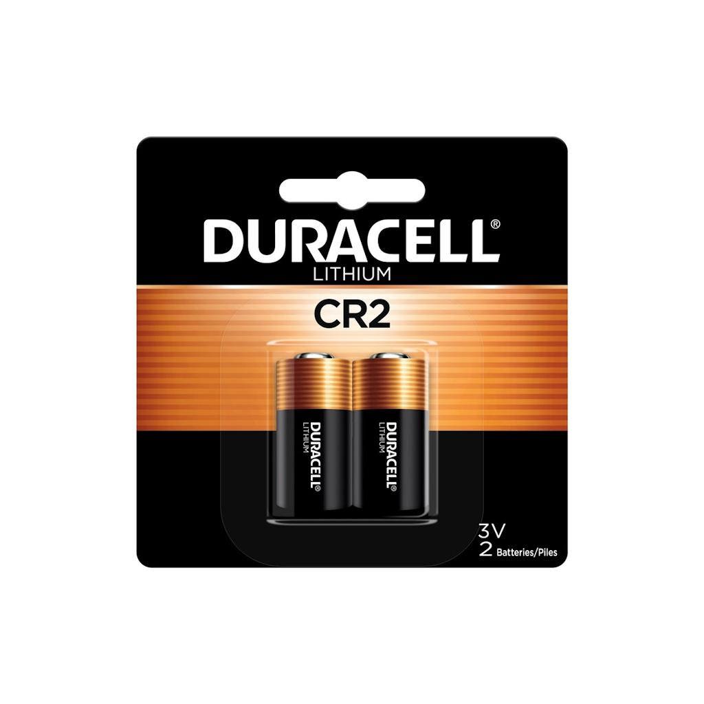 CR2 3 volt Lithium Duracell Battery (2 Pack) 1
