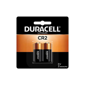 CR2 3 volt Lithium Duracell Battery (2 Pack) 1