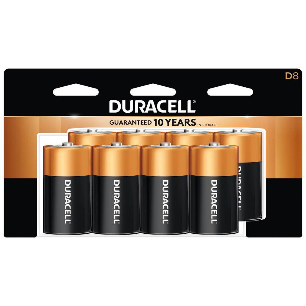 D Coppertop Alkaline Battery (8 pack) 1