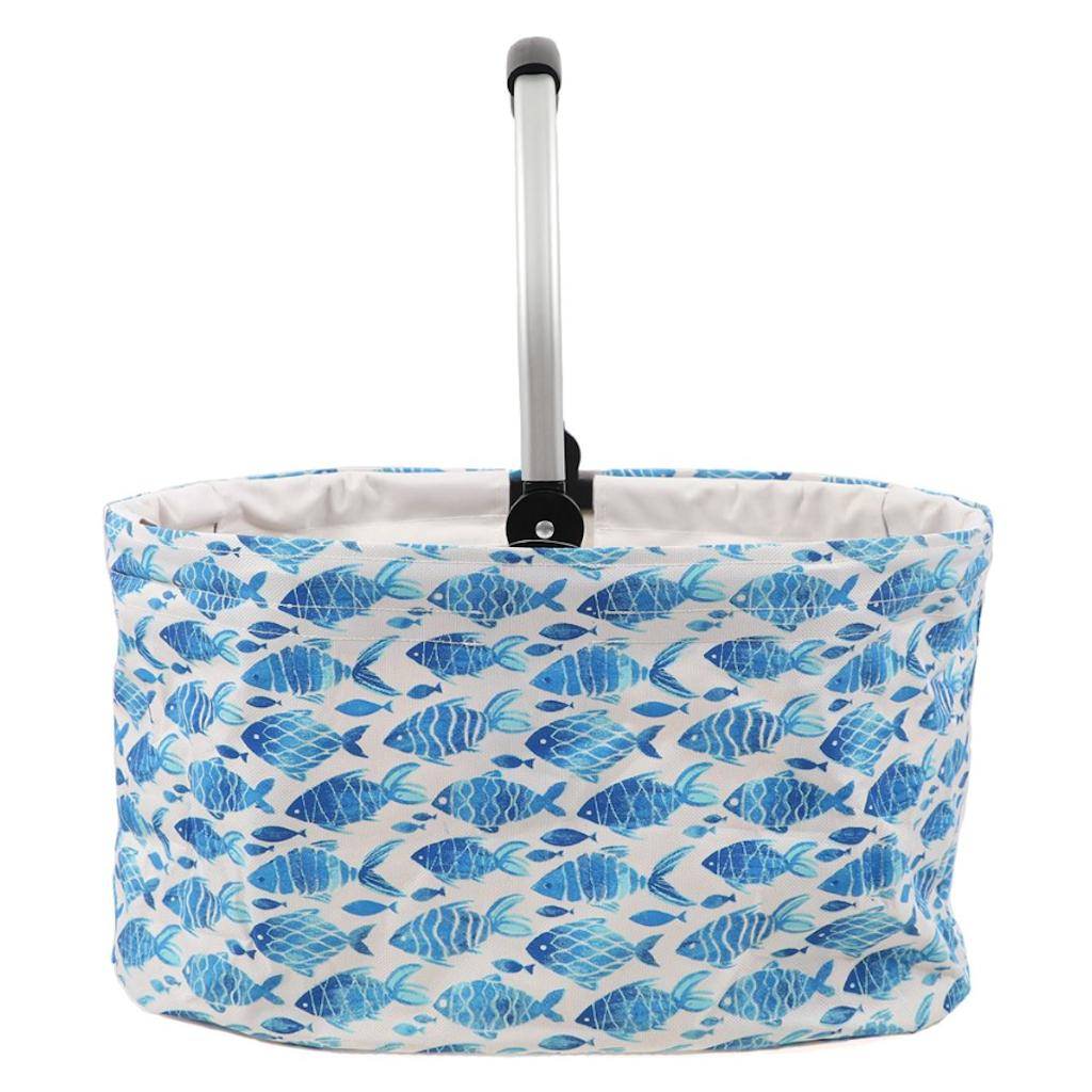 18" Fish Pattern Market Tote 1