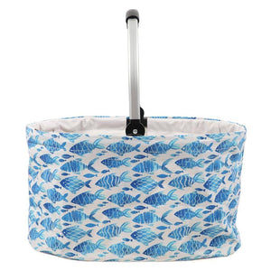 18" Fish Pattern Market Tote 1