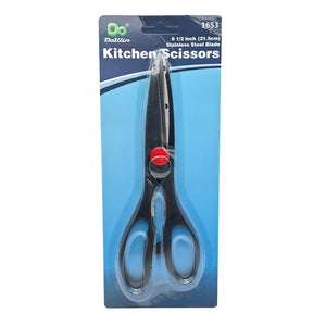 9" Black/Red Kitchen Shears 1