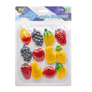 Fruit/Veggie Magnet Set (12 Pack) 1