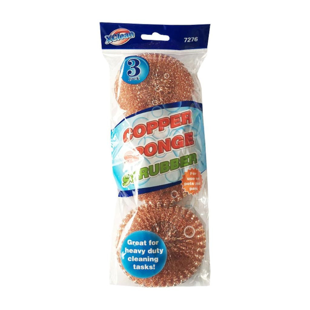 Copper XClean Scrubber Sponges (3 Pack) 1