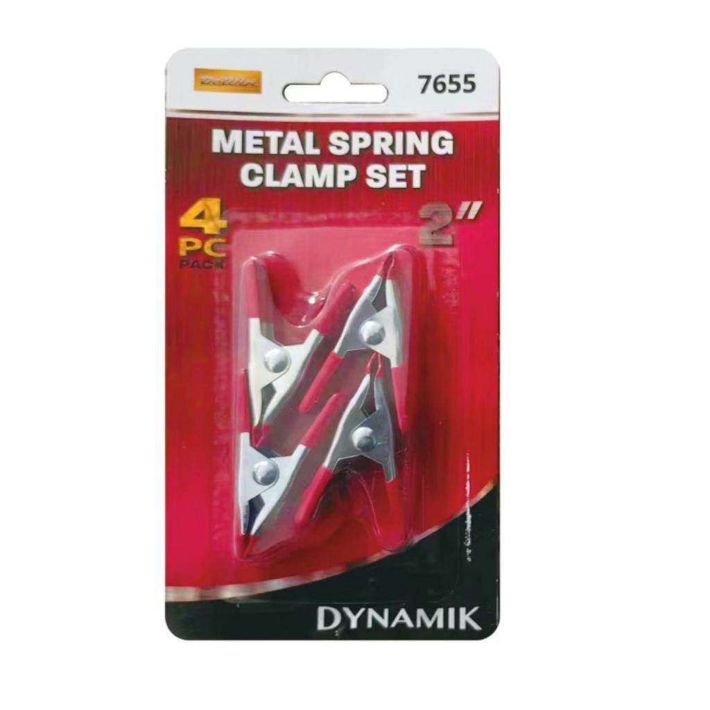 2" Metal Red Spring Clamp Set (4 Pack) 1