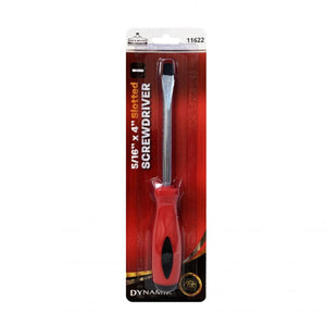 4" x 0.3" Red Slotted Screwdriver 1