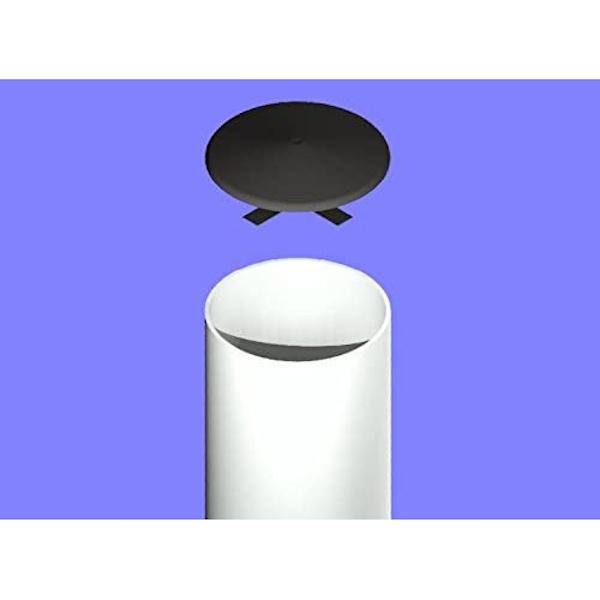 5" Round Pole Cap 4