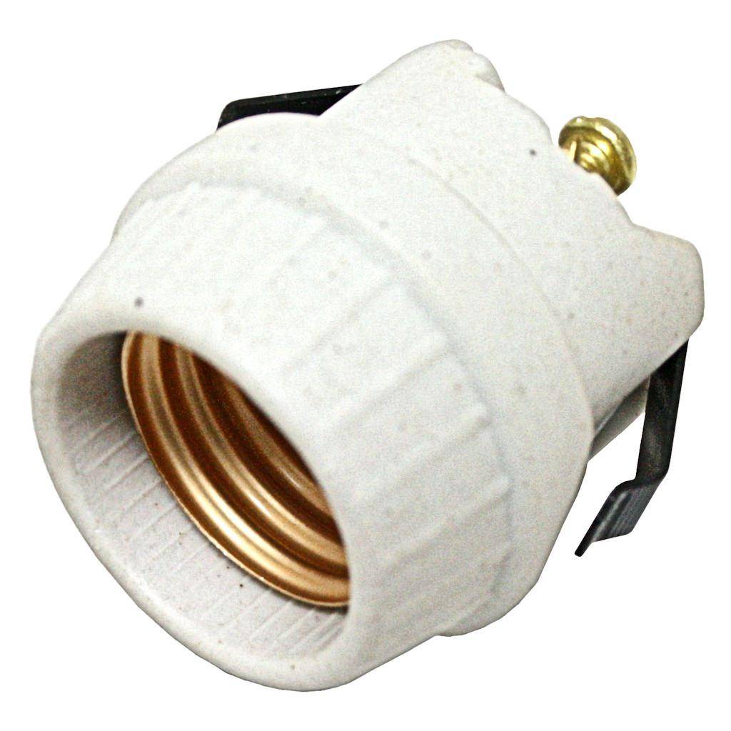 660 watt 600 volt Medium Screw (E26) Base Snap-In Keyless Socket 1