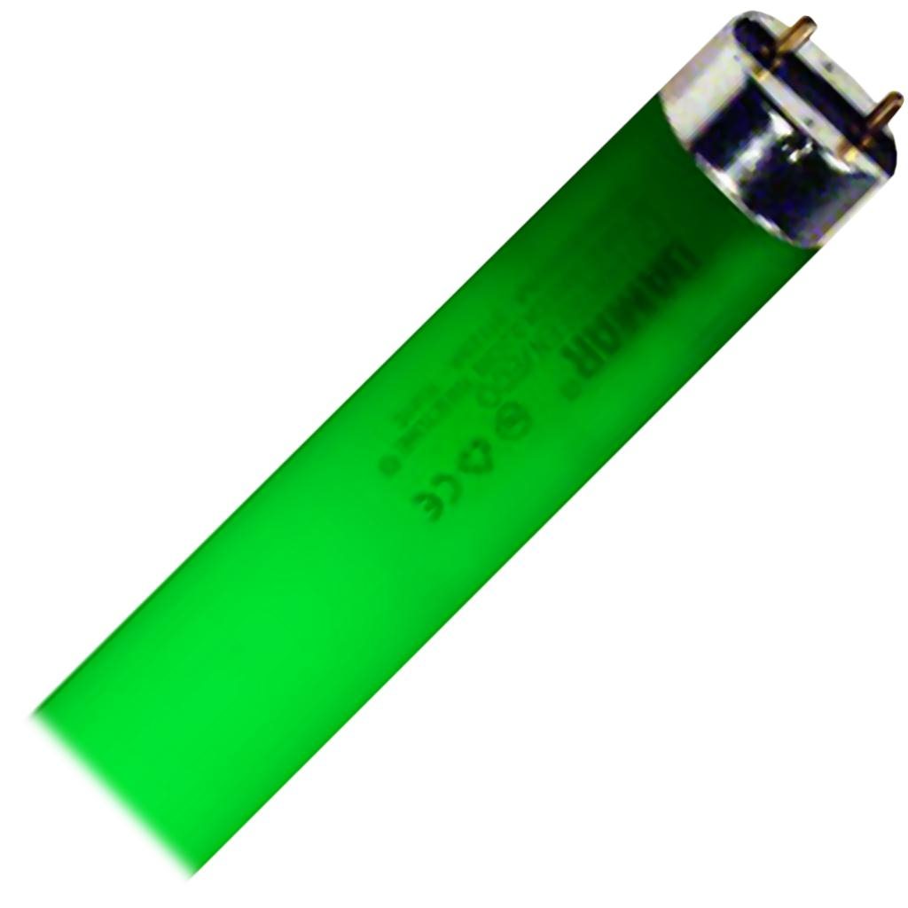 32 watt 48" T8 Bi-Pin Base White/Green 1