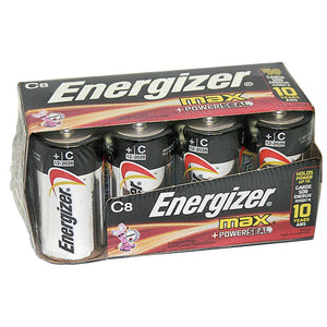 C Cell 1.5 volt MAX Battery (8 pack) 1