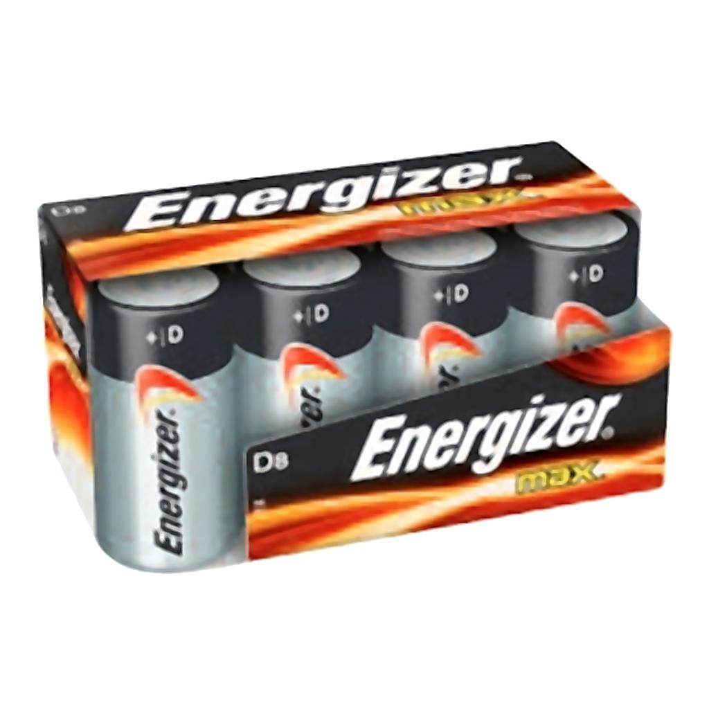 D Cell 1.5 volt MAX Battery (8 pack) 1