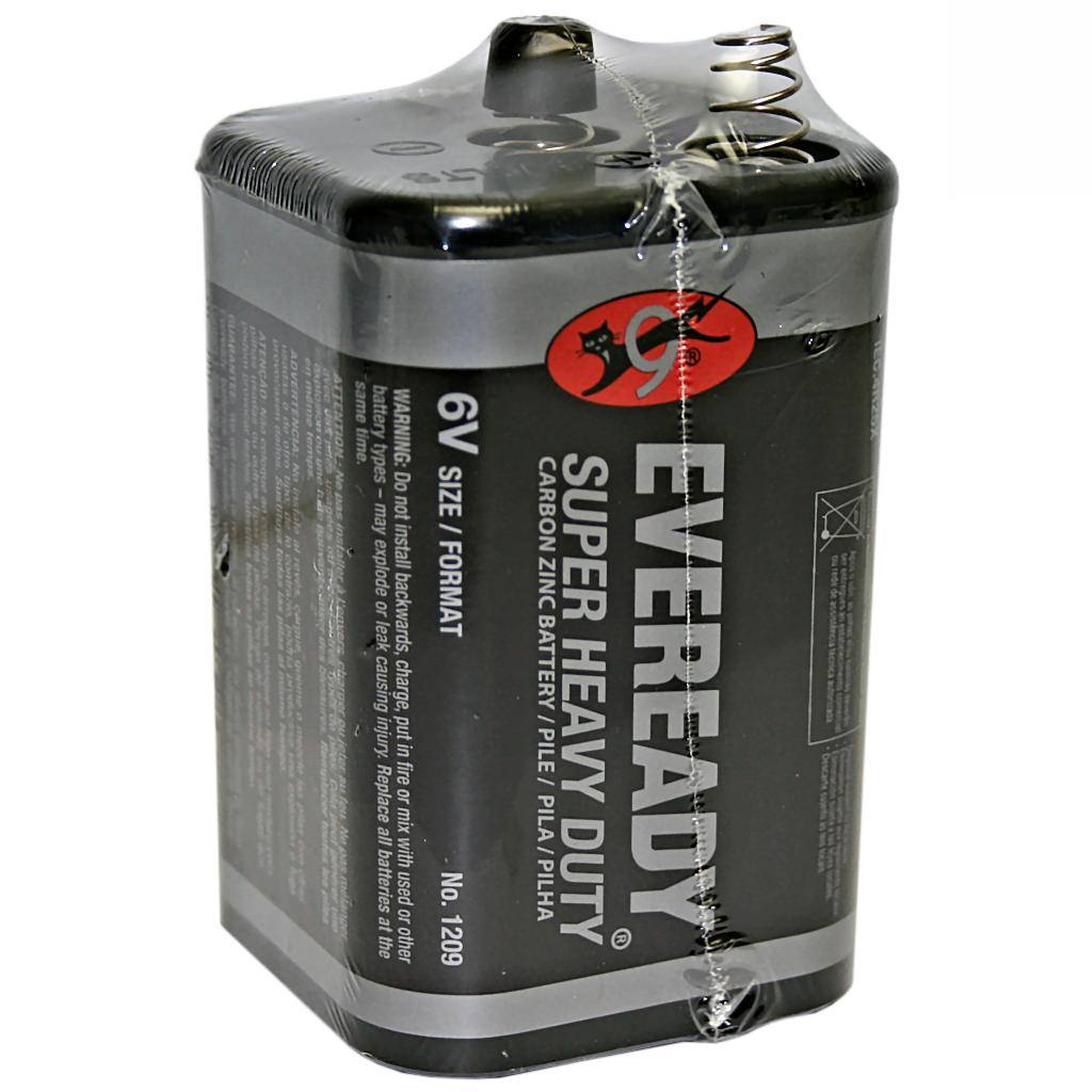 6 volt Super Heavy Duty Small Lantern Battery 1