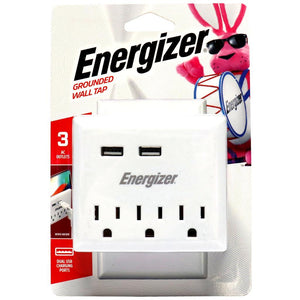 3-Outlet Grounded Plug-In Outlet Adapter 1