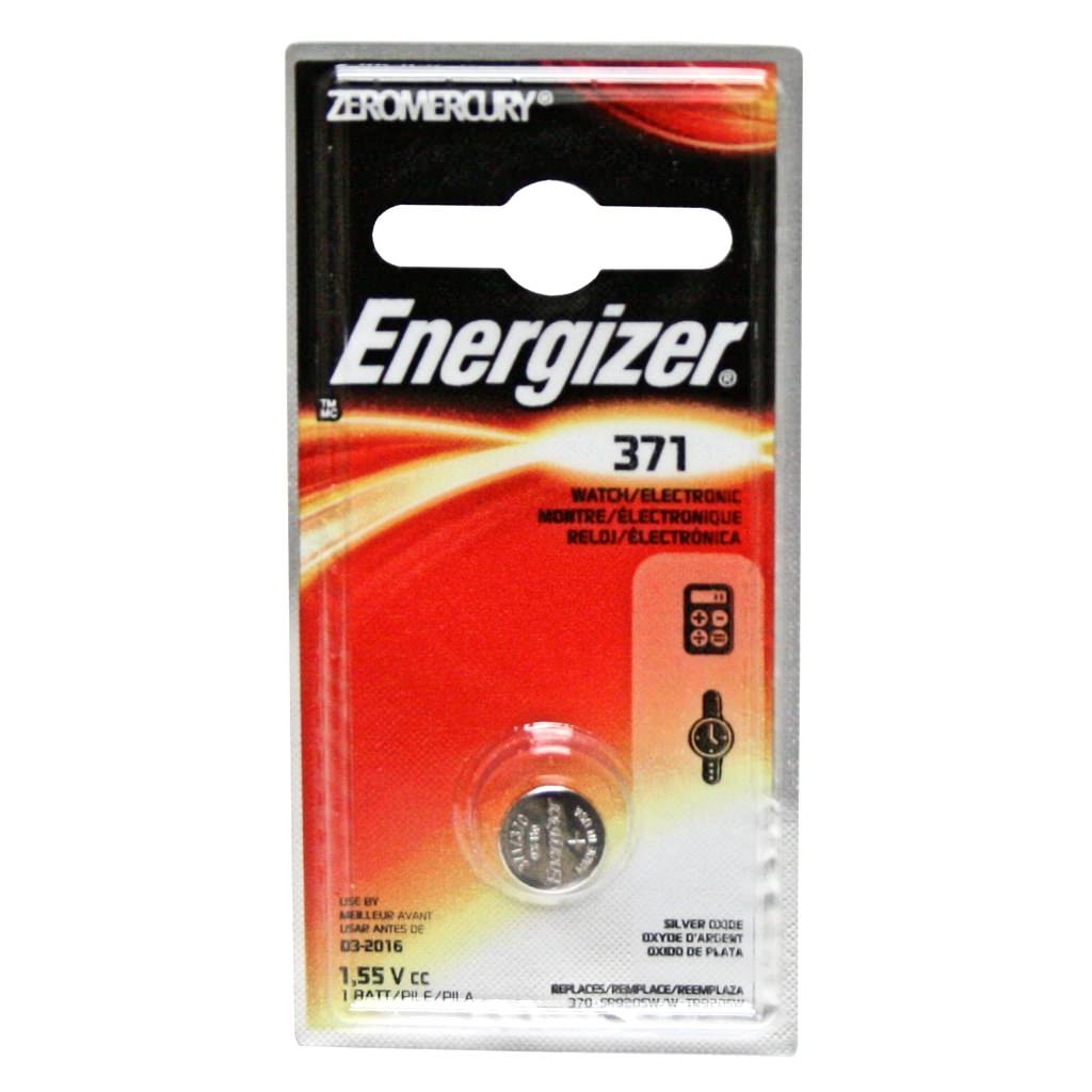 371 1.55 Volt Zero Mercury Button Cell Watch / Calculator Battery 1