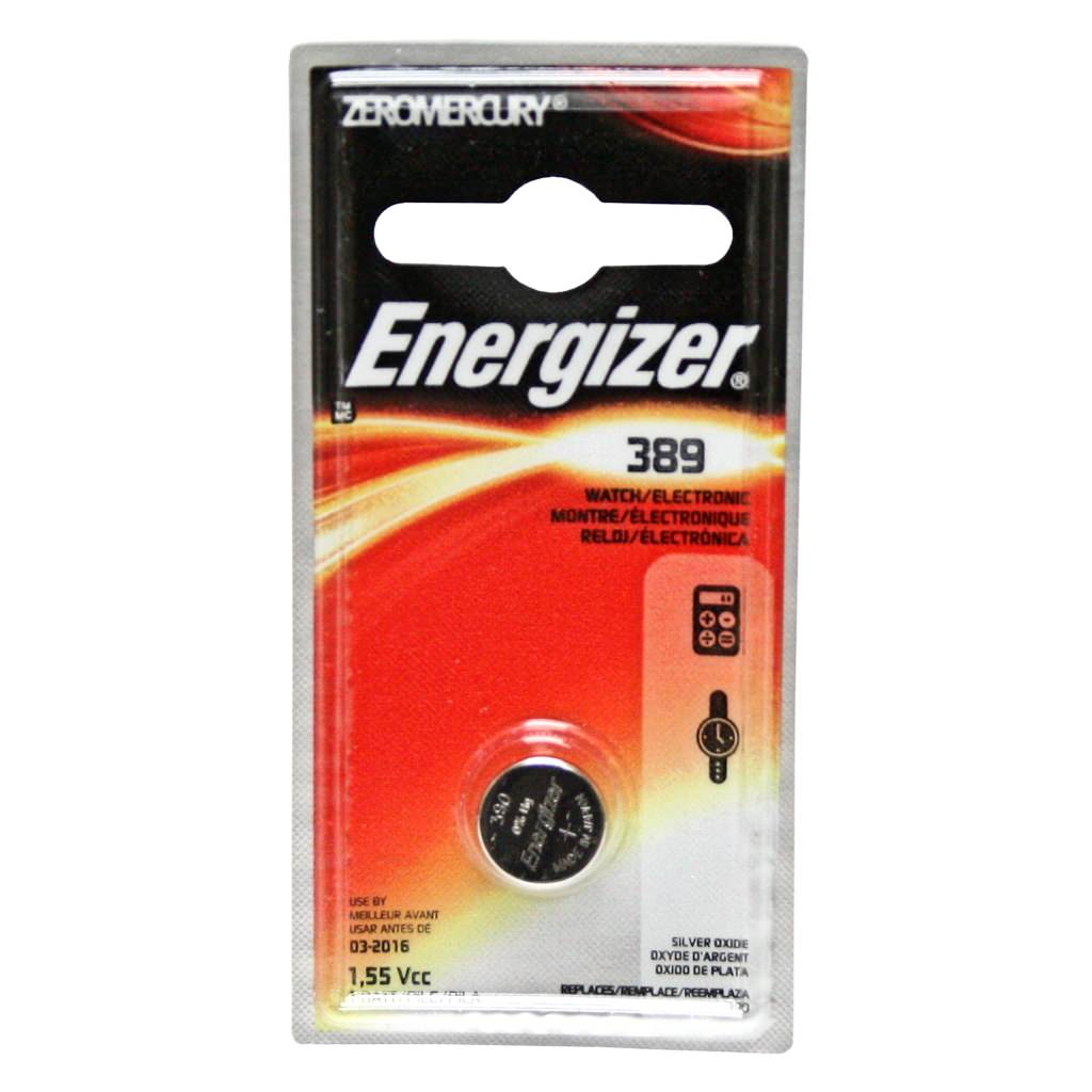 389 1.55 Volt Zero Mercury Button Cell Watch / Calculator Battery 1