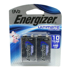 9 volt Ultimate Lithium Battery (2 pack) 1
