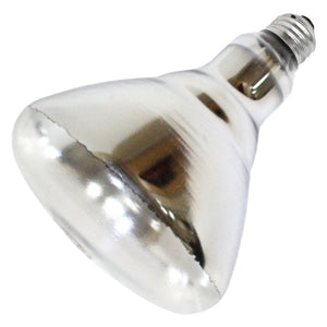 250 watt 120 volt BR40 Medium Screw Base Rough Service Clear 1
