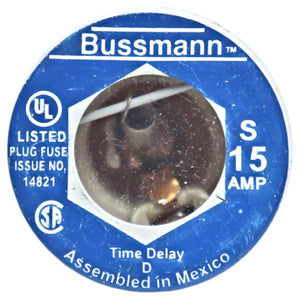 15 Amp Dual-Element Rejection Base Plug Fuse (2 pack) 2