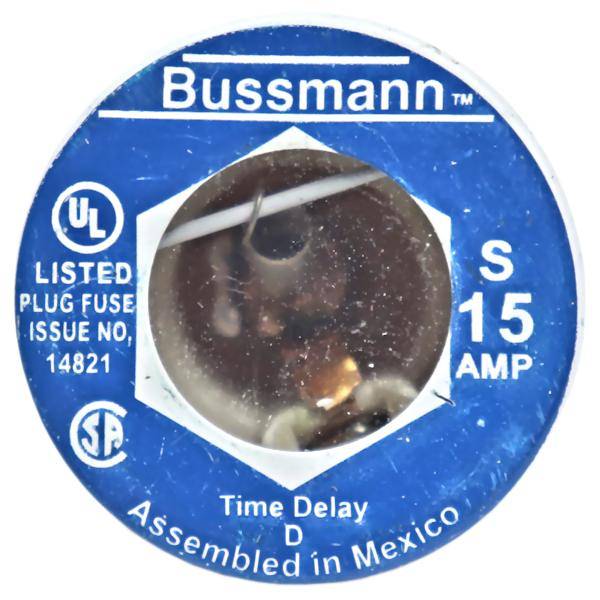 15 Amp Dual-Element Rejection Base Plug Fuse (2 pack) 2