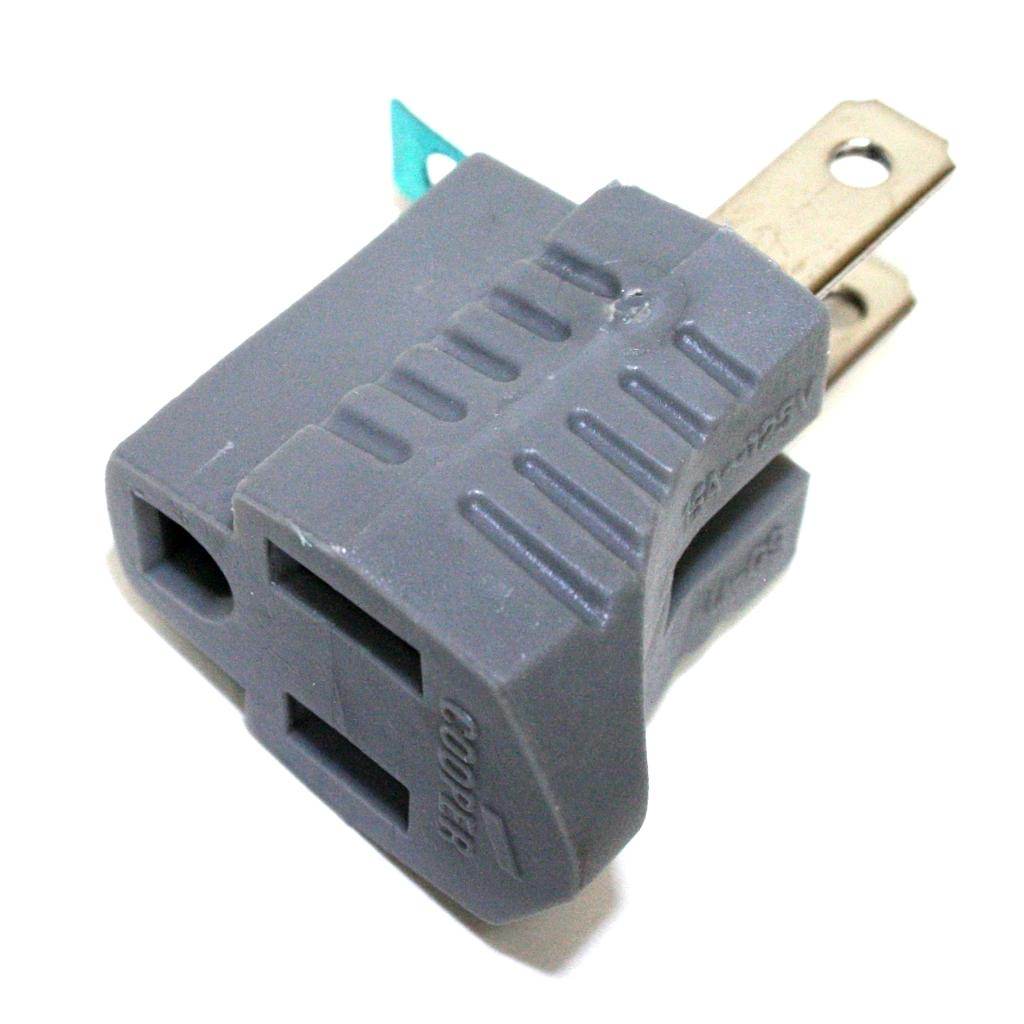 Grey Grounding Outlet / Socket Adapter 1