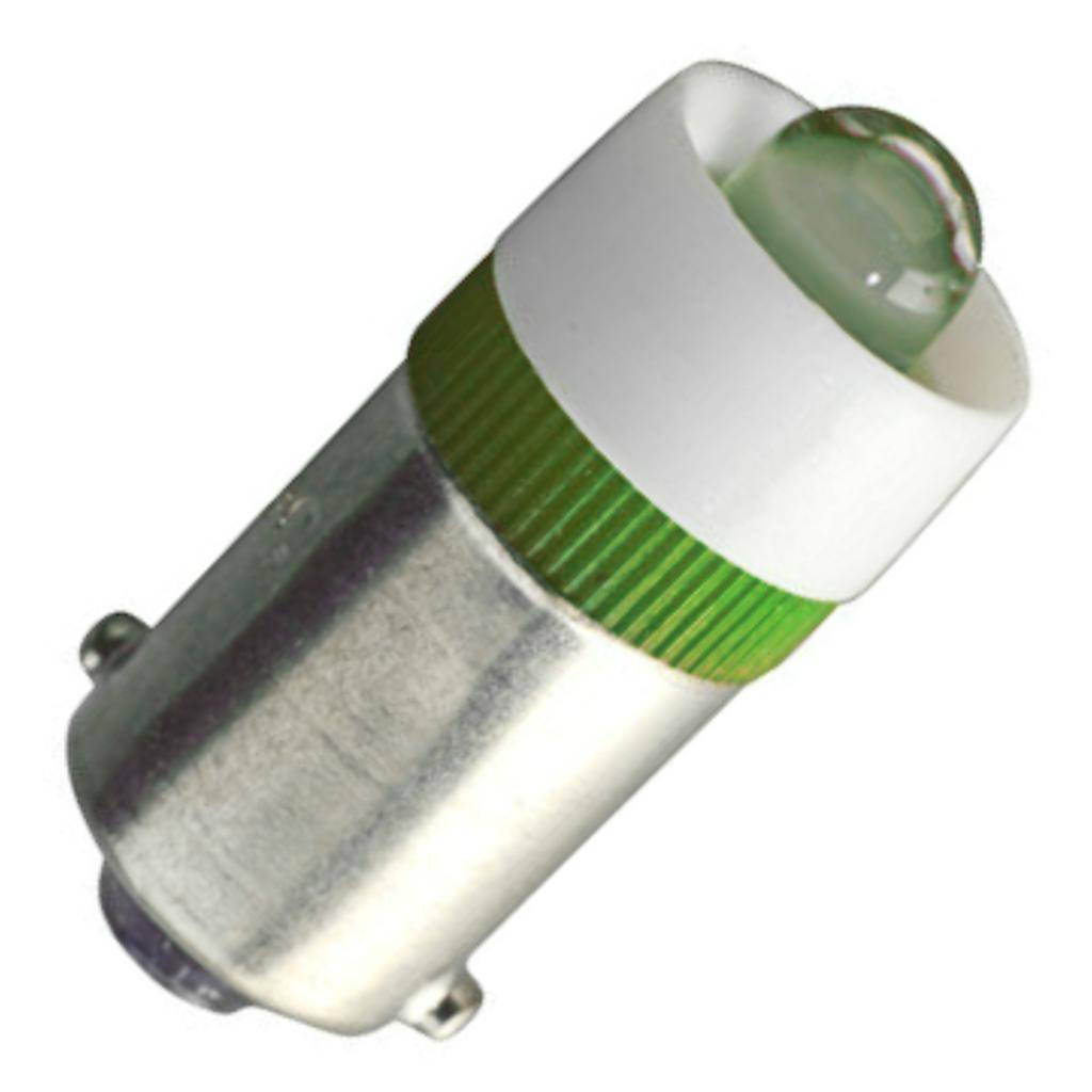 24/28 volt T3.25 Miniature Bayonet Base Green 1