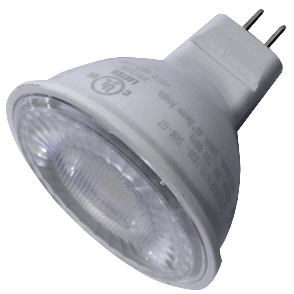 7 watt 12 volt MR16 Bi-Pin Base 3000K Natural White Dimmable Flood LED 1