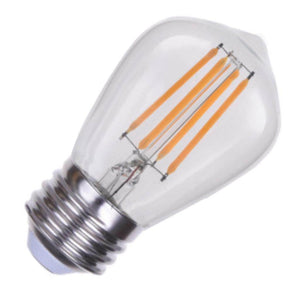 4 watt 120 volt S14 Medium Screw Base Vintage 2700K Warm White Clear Dimmable LED Filament 1