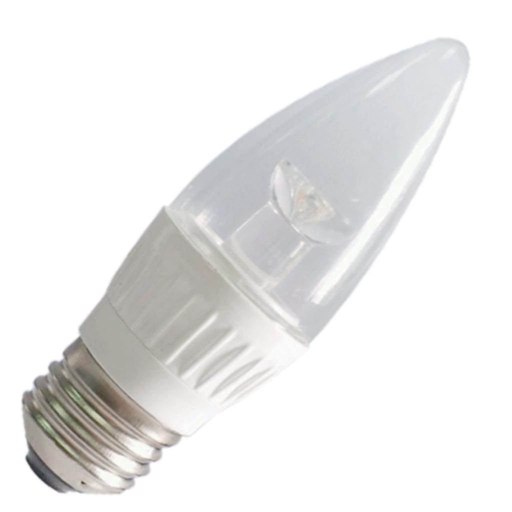 5 watt 120 volt B11 Medium Screw Base 3000K Natural White Dimmable LED 1