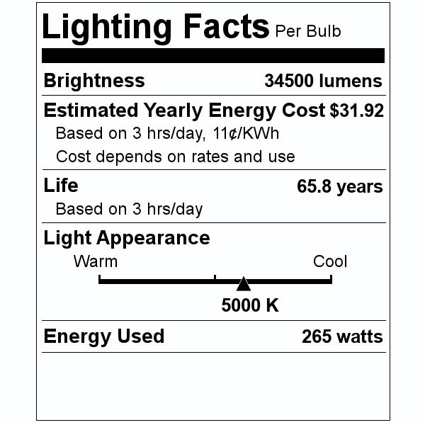 1' x 4' 265 watt 347/480 volt 5000K Dimmable LED High Bay 2