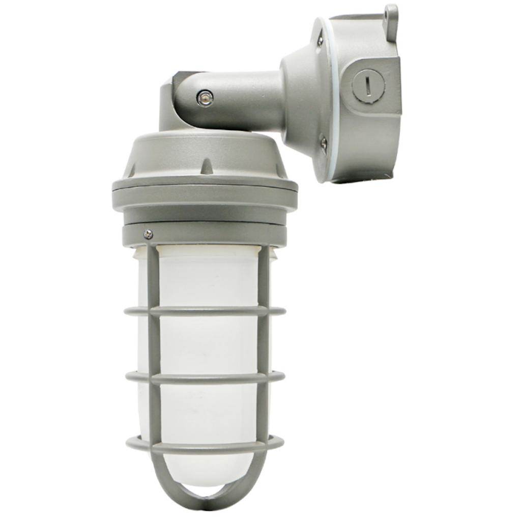20 watt 120/277 volt 3000K Natural White Ceiling Mounted Wire Guard Vaporproof LED Jelly Jar 1