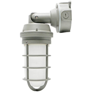 20 watt 120/277 volt 3000K Natural White Ceiling Mounted Wire Guard Vaporproof LED Jelly Jar 1