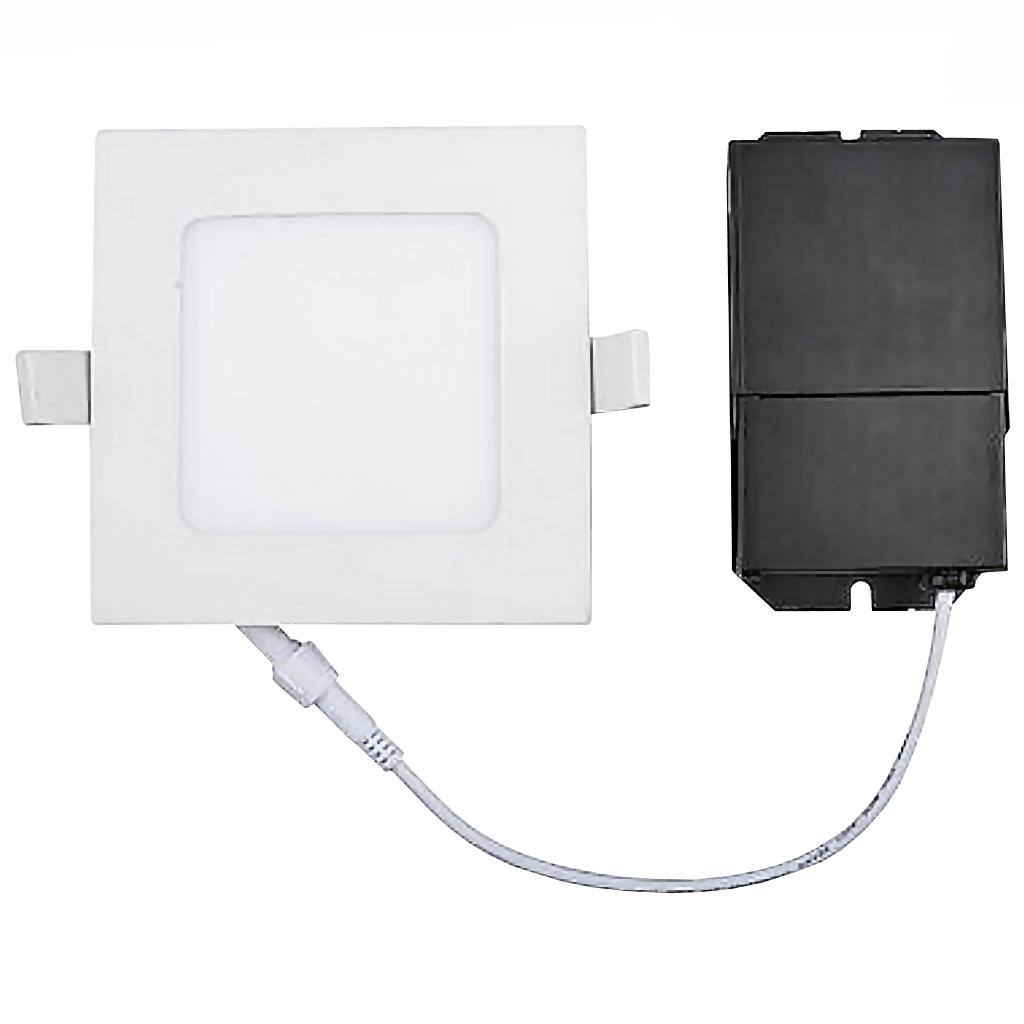 4" 10.5 watt 120 volt 3000K Dimmable LED Square Downlight 1