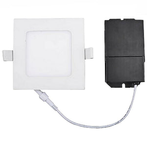 4" 10.5 watt 120 volt 3000K Dimmable LED Square Downlight 1