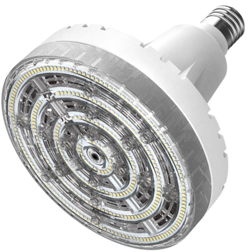 80 watt 120/277 volt 4000K Cool White Non-Dimmable LED High Bay Retrofit 1