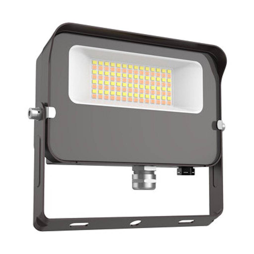 30 watt 120/277 volt CCT Selectable Bronze LED Floodlight Mini 1