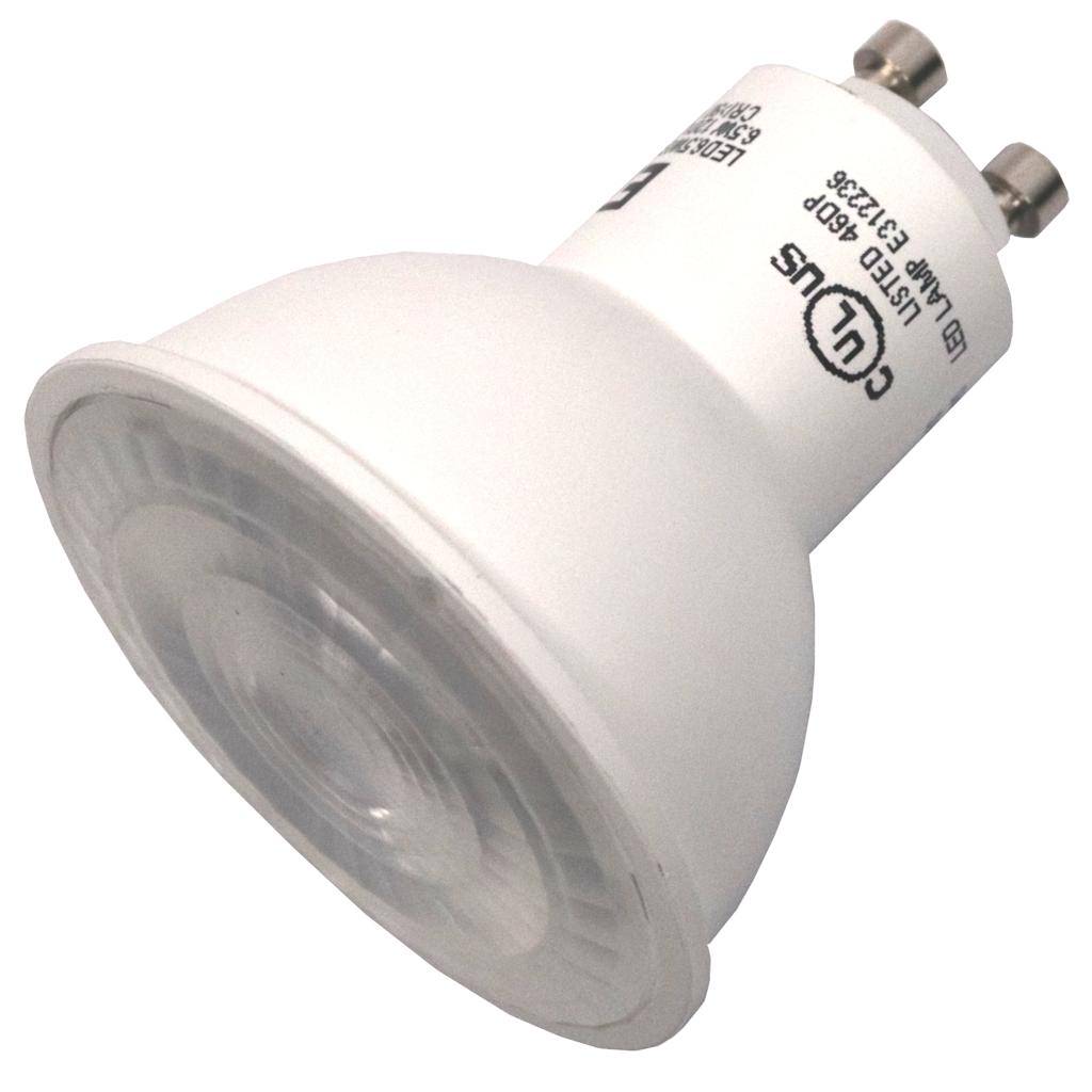 6.5 watt 120 volt MR16 Twist and Lock Base 4000K Cool White Dimmable Flood LED 1