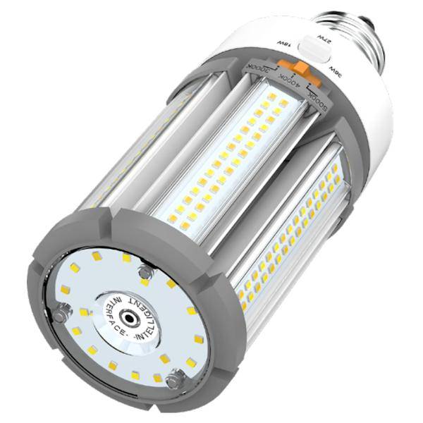 27/36/45 watt 100/277 volt Medium Screw Base 3000K/4000K/5000K CCT Selectable LED Light 2