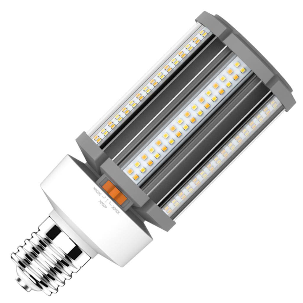 45 watt 277/480 volt Exclusionary Mogul Screw Base CCT Selectable Dimmable LED Light 1