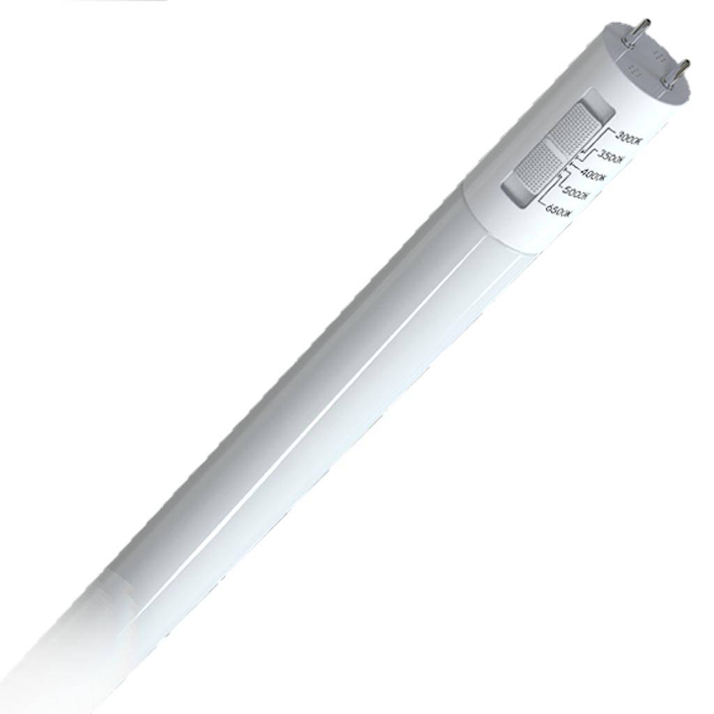 9 watt 120/277 volt 24" T8 Medium Bi-Pin Base CCT Selectable Non-Dimmable LED 1
