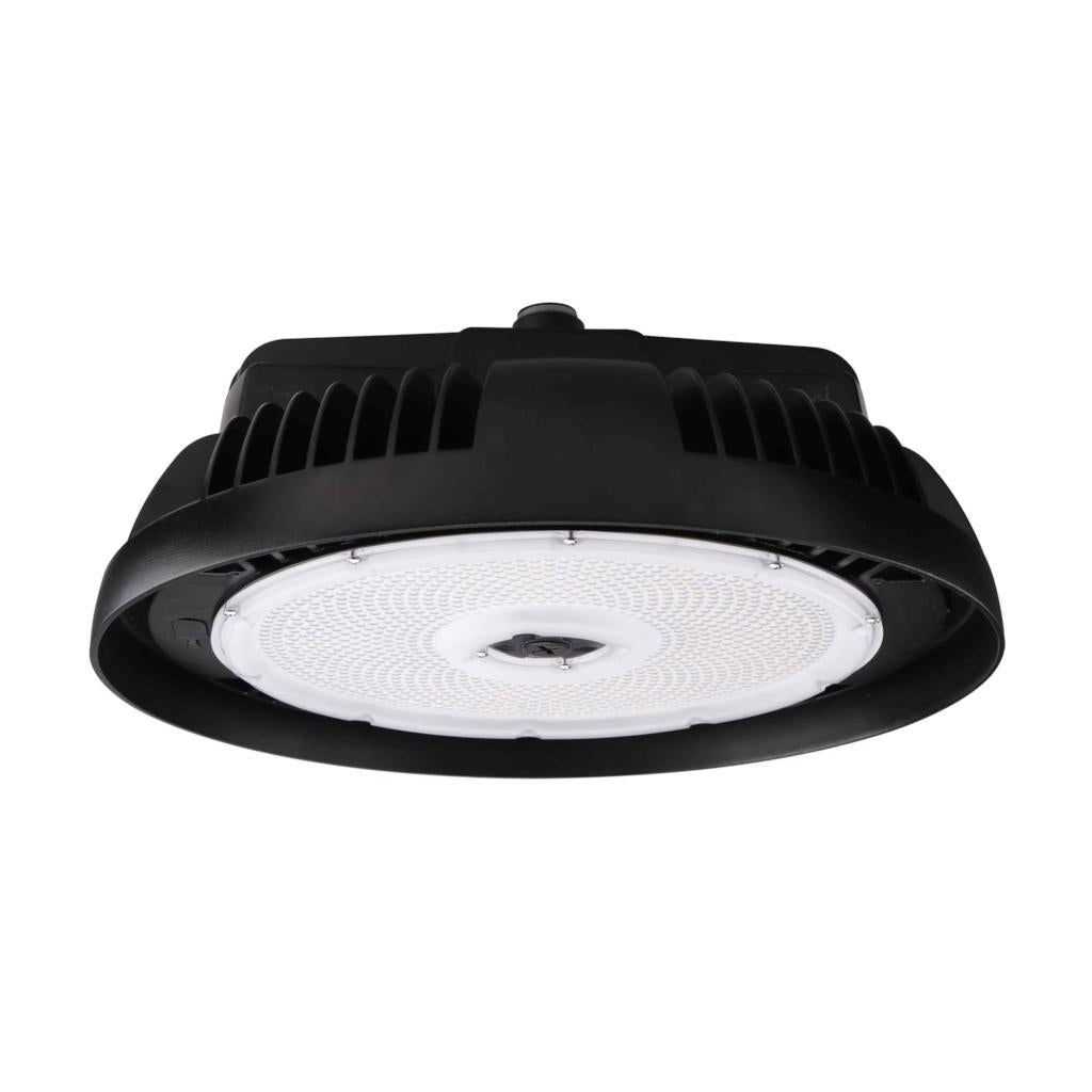 Selectable watt 277/480 volt Cool White Black Round LED High Bay Fixture 1