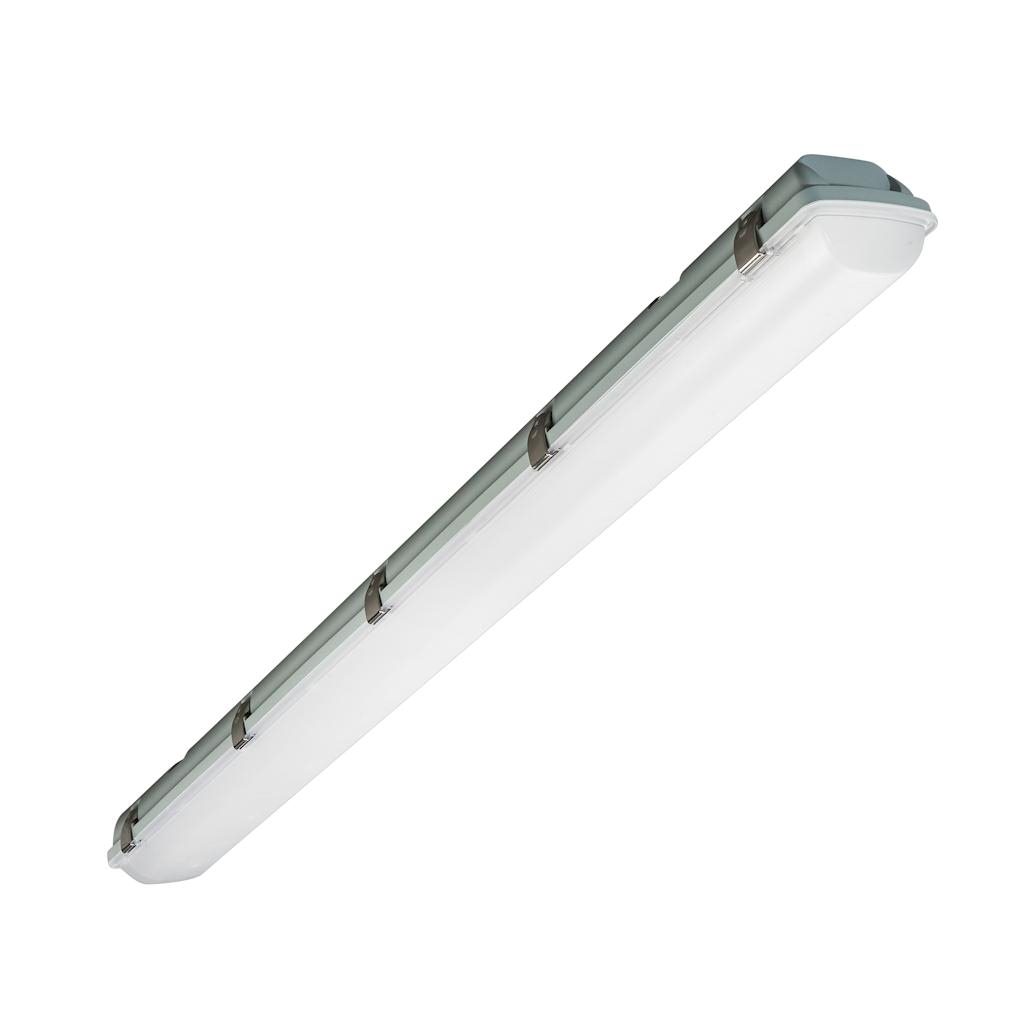 4' 55/60/65 watt 120/347 volt CCT Selectable Dimmable LED Vaportite 1