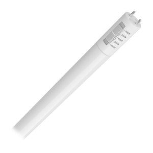 2' 8 watt 120/277 volt T8 Medium Bi-Pin Base CCT Selectable LED Light Bulb 1