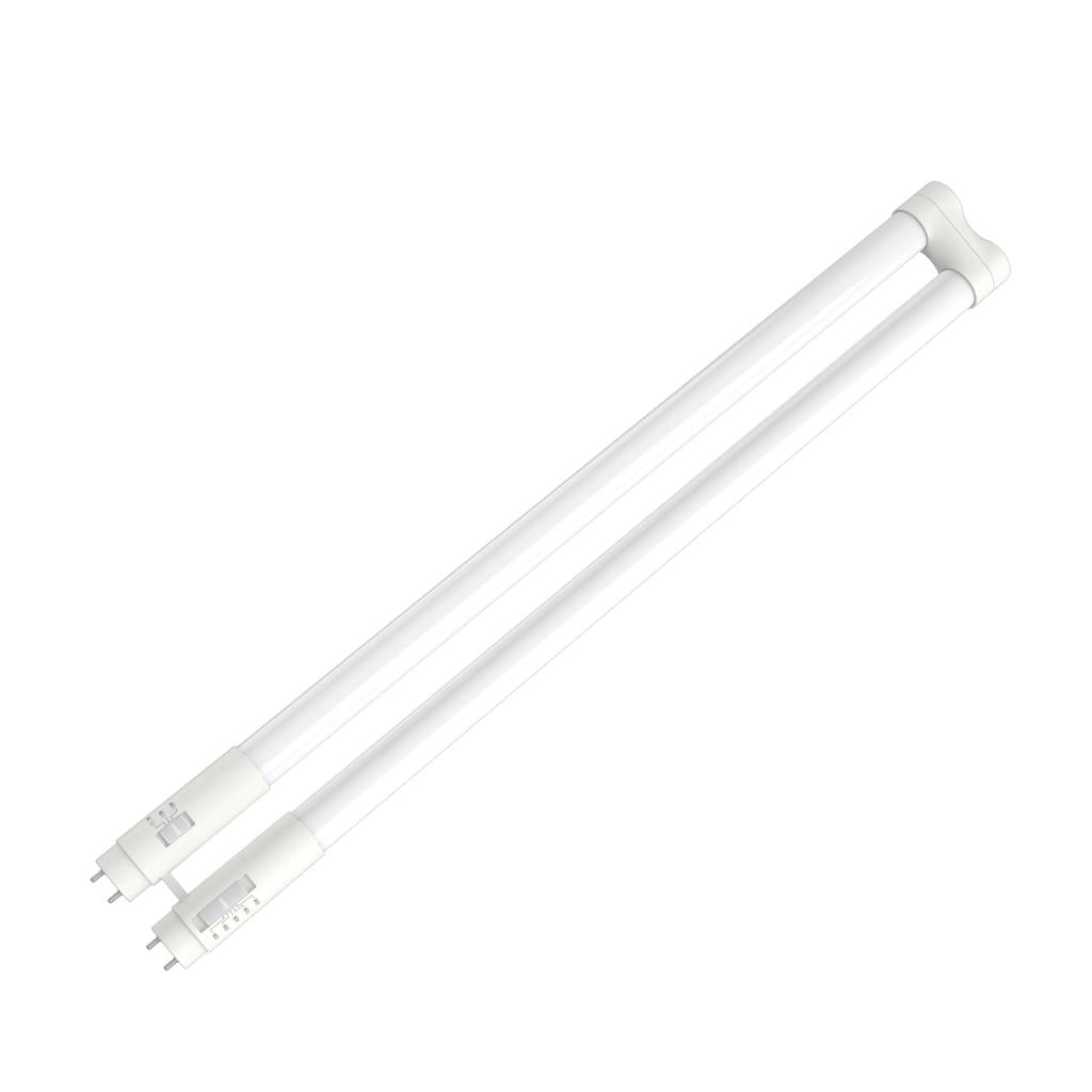 2' Selectable watt 120/277 volt T8 Medium Bi-Pin Base CCT Selectable LED U-Bend Light 1