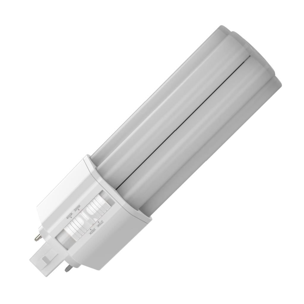 15 watt 120/277 volt PLT 2-Pin Base CCT Selectable LED Light Bulb 1