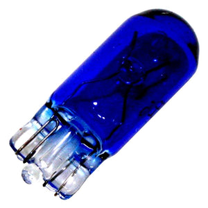 1.58 watt 6.3 volt T3.25 Miniature Wedge Base Blue #555-B 1