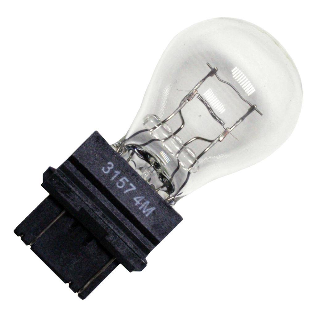 26.9/8.26 watt 12.8/14 volt S8 Plastic Wedge Double Filament Base #3157 1