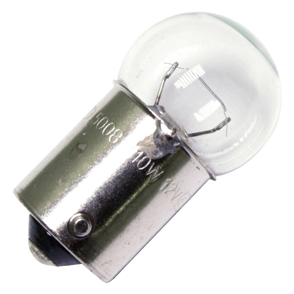 10 watt 12 volt G6 Single Contact Bayonet Base #5008 1