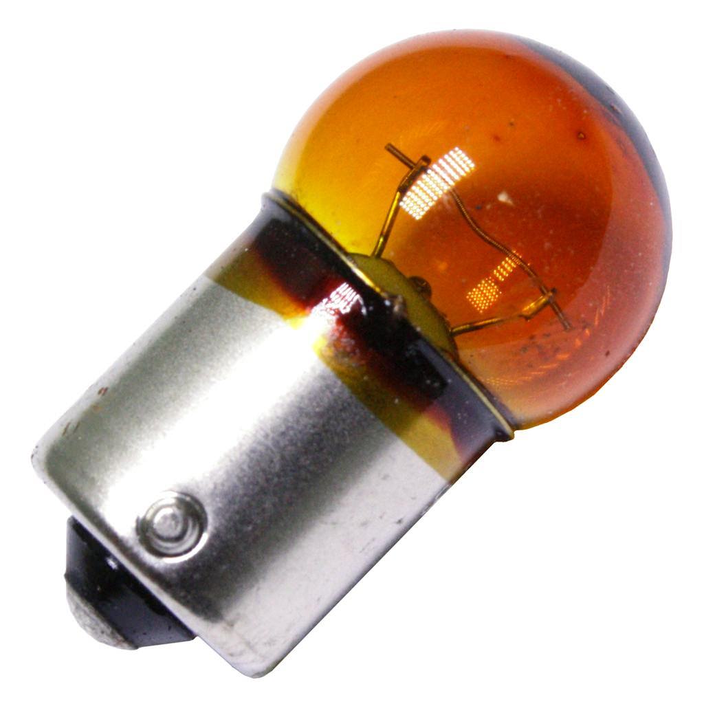 9.3 watt 13.5 volt G6 Single Contact Bayonet Base Amber #97A 1